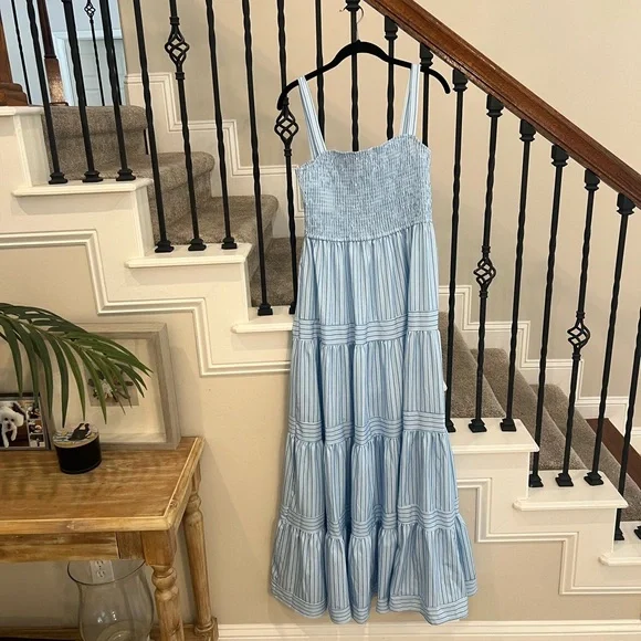 NWT Commense Striped Maxi Dress-Size XL - Picture 1 of 11